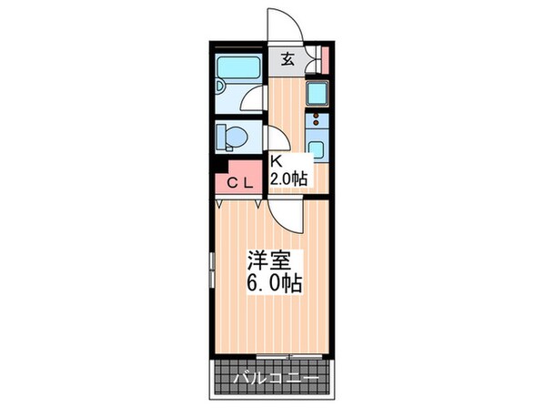 アベニール廿日市駅前の物件間取画像